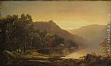 Lake Wall Art - New England Mountain Lake at Sunrise